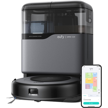 Anker Eufy | Robot Vacuum Cleaner with All-in-One Station | Omni C20 | Wet&Dry | 7000 Pa | Gray - Image 4