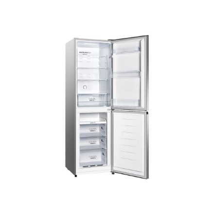 Gorenje Refrigerator | NRK418ECS4 | Energy efficiency class E | Free standing | Combi | Height 182.4 cm | No Frost system | Fridge net capacity 171 L | Freezer net capacity 85 L | 37 dB | Grey - Image 3