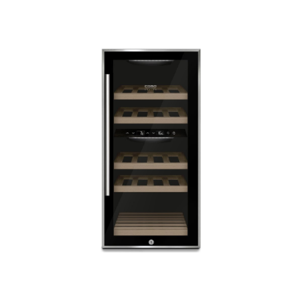 Caso | Wine cooler | WineComfort 24 | Energy efficiency class G | Showcase | Bottles capacity 24 bottles | Cooling type Compressor technology | Black - Image 2