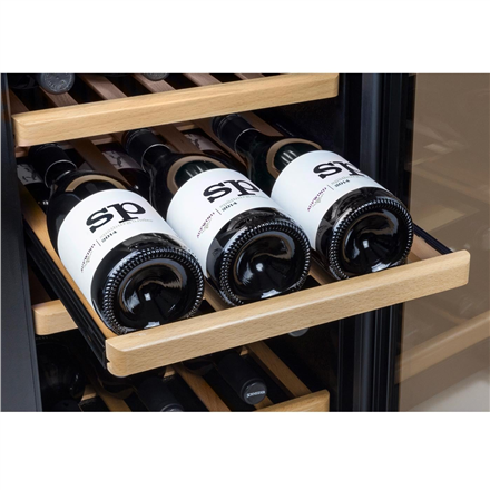 Caso | Wine cooler | WineComfort 24 | Energy efficiency class G | Showcase | Bottles capacity 24 bottles | Cooling type Compressor technology | Black - Image 3
