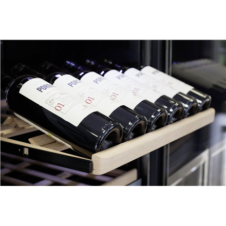 Caso | Wine cooler | WineChef Pro 40 | Energy efficiency class G | Showcase | Free standing | Bottles capacity 40 bottles | Cooling type Compressor technology | Black - Image 4