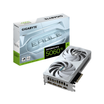Gigabyte GeForce RTX 5060 Ti EAGLE OC ICE 8G | NVIDIA | 8 GB | GeForce RTX 5060 Ti | GDDR7 | HDMI ports quantity 1 | PCI-E 5.0