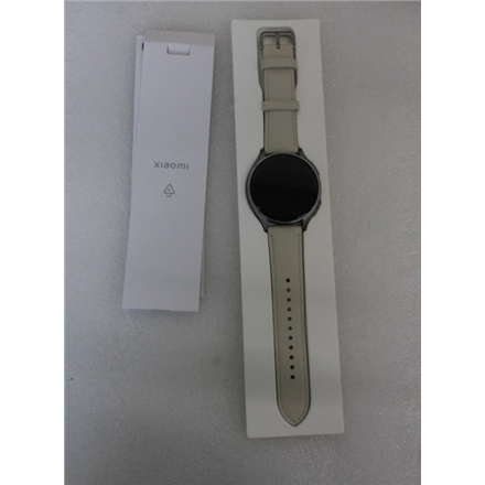 SALE OUT. Xiaomi Watch 2 Titan Gray Case With White Leather Strap | SALE OUT. Xiaomi Watch 2 Titan | Smart watch | GPS (satellite) | AMOLED | 1.43" | Gray | USED, MISSING CHARGING DOCK - Image 2