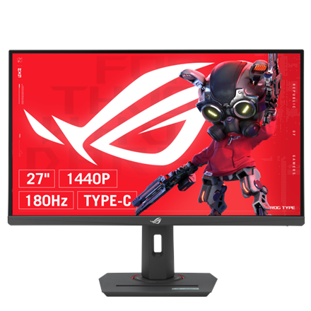 Asus XG27ACMS | 27 " | Fast IPS | QHD | 16:9 | 320 Hz | 1 ms | 2560 x 1440 pixels | 350 cd/m² | HDMI ports quantity 1 | Black - Image 4