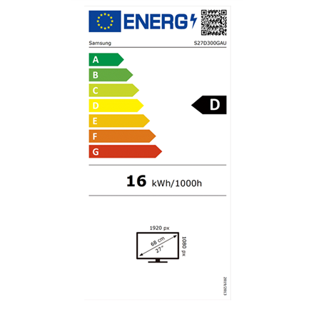 Samsung | LS27D300GAUXEN | 27 " | IPS | FHD | 100 Hz | 5 ms | 1920 x 1080 pixels | 250 cd/m² | HDMI ports quantity 1 - Image 2