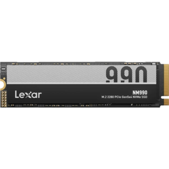 Lexar SSD | NM990 | 4000 GB | SSD form factor M.2 2280 | Solid-state drive interface PCIe Gen 5x4 | Read speed 14000 MB/s | Write speed  11000 MB/s