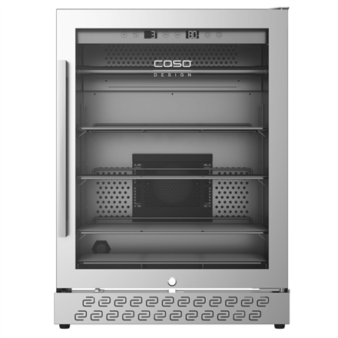 Caso | Dry aging cabinet with compressor technology | DryAged Master 125 | Energy efficiency class Not apply | Food-ageing cabinet with compressor technology | Free standing | Bottles capacity Not apply | Cooling type  Compressor technology | Stainless steel