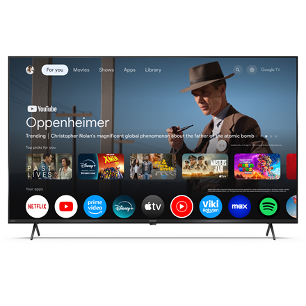Sharp | 55HP5265E | 55 | Smart TV | Google TV | UHD | Black - Image 3