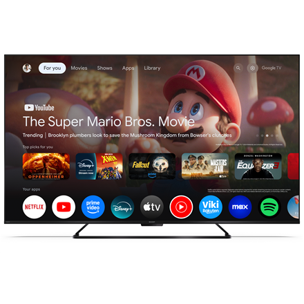 Sharp | 65HR7265E | 65 | Smart TV | Google TV | Black - Image 3