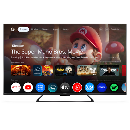 Sharp | 55HR7265E | 55 | Smart TV | Google TV | Black - Image 3