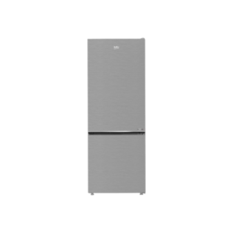 BEKO Refrigerator | B3RCNE564HXB | Energy efficiency class E | Free standing | Combi | Height 192 cm | No Frost system | Fridge net capacity 340 L | Freezer net capacity 150 L | Display | 39 dB | Stainless steel