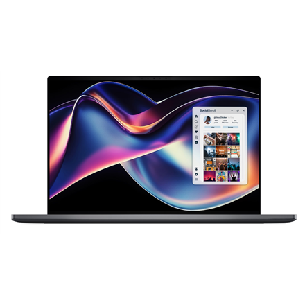 Dell XPS 16 DA16260 | Graphite | 16 " | OLED | Touchscreen | 3.2K | Intel Core Ultra X7 | 358H | 32 GB | LPDDR5x | Solid-state drive capacity 1000 GB | Intel Arc Graphics | Windows 11 Pro | Keyboard language English | Keyboard backlit | Warranty 36 month(s) | Battery warranty 12 month(s) - Image 2