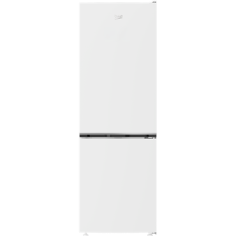 BEKO Refrigerator | B3RCNA344HW1 | Energy efficiency class E | Free standing | Combi | Height 179.6 cm | No Frost system | Fridge net capacity 209 L | Freezer net capacity 92 L | Display | 37 dB | White