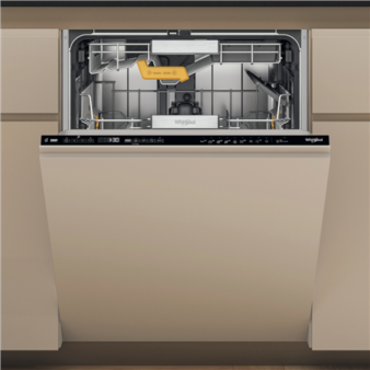 Whirlpool W8I HP42 L | Built-in | Width 60 cm | Number of place settings 14 | Number of programs 10 | Energy efficiency class C | Display | Black