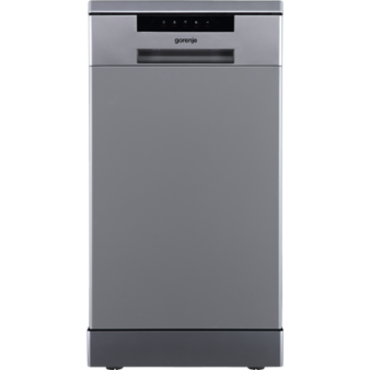 Gorenje Dishwasher | GS522E10S | Built under | Width 44.8 cm | Number of place settings 10 | Number of programs 6 | Energy efficiency class Class E | Grey