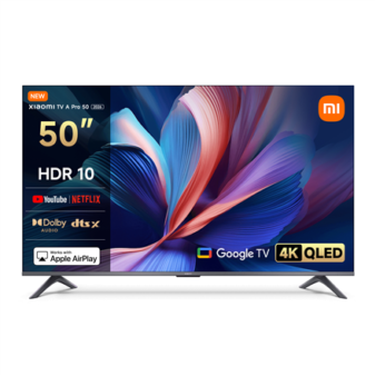 Xiaomi QLED TV A Pro 2026 | 50 | Smart TV | Google TV | 4K UHD