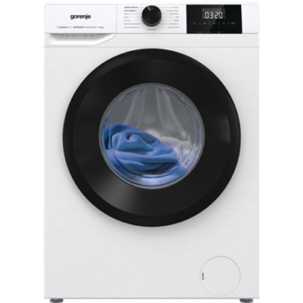 Gorenje Washing machine | W3NGPI72SBS | Energy efficiency class B | Front loading | Washing capacity 7 kg | 1200 RPM | Depth 43.5 cm | Width 59.5 cm | Display | LCD | Steam function