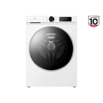 TCL Washing machine | FP0944WA0 | Energy efficiency class A | Front loading | Washing capacity 9 kg | 1400 RPM | Depth 56 cm | Width 60 cm | Display | LED | Steam function | White
