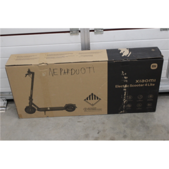 SALE OUT. Xiaomi Electric Scooter 4 Lite EU | Xiaomi Electric Scooter 4 Lite EU | 300 W | 25 km/h | 8.5 " | 3 month(s) | Black | USED , SCRATCHED, DIRTY, DAMAGED PACKAGING