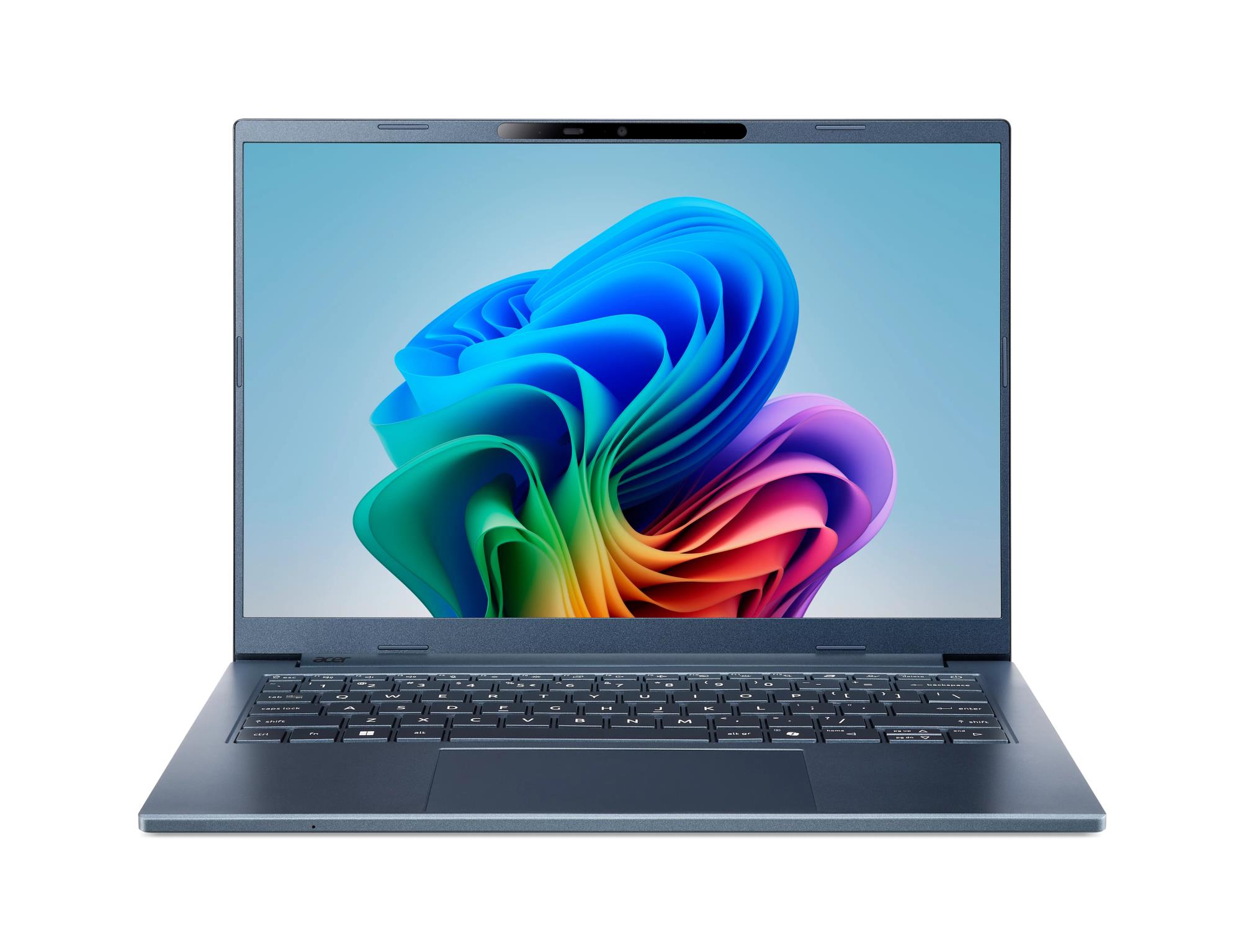 Notebook ACER Aspire Aspire 14 A CPU Qualcomm Snapdragon X1-26-100 3 GHz 14 " 1920 x 1200 pixels RAM 32 GB LPDDR5x-SDRAM SSD 1000 GB Discrete graphics Not available On-board graphics Yes OS installed Windows 11 Home Colour Blue Weight 1.26 kg NX.JP3EL.002