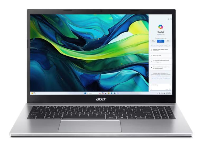 Notebook ACER Aspire Go 15 CPU AMD RyzenT 7 5825U 2 GHz 15.6 " 1920 x 1080 pixels RAM 16 GB DDR4-SDRAM Discrete graphics Not available On-board graphics Yes Keyboard language Russian/English OS installed Windows 11 Home Colour Silver Weight 1.78 kg NX.J7WEL.004