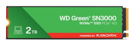 SSD SANDISK Read speed 5000 MB/s Write speed 4200 MB/s NVMe Yes PCI Express 4.0 M.2 2048 GB POWERED BY SANDISK Green WDS200T4G0E