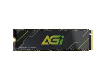 SSD AGI 600xTBW rating MTBF 1600000 h Read speed 4700 MB/s Write speed 2800 MB/s NVMe Yes PCI Express 4.0 M.2 1000 GB AGI1T0G43AI818-CB