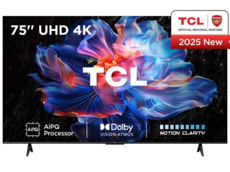 TV Set TCL 75 " 4K Ultra HD 3840 x 2160 pixels Flat 16:9 DLED 75V6C