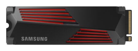 SSD SAMSUNG 990 PRO with Heatsink 1TB M.2 PCIE NVMe MLC Write speed 6900 MBytes/sec Read speed 7450 MBytes/sec 2.3mm TBW 600 TB MTBF 1500000 hours MZ-V9P1T0CW