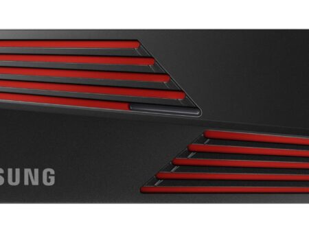 SSD SAMSUNG 990 PRO with Heatsink 1TB M.2 PCIE NVMe MLC Write speed 6900 MBytes/sec Read speed 7450 MBytes/sec 2.3mm TBW 600 TB MTBF 1500000 hours MZ-V9P1T0CW