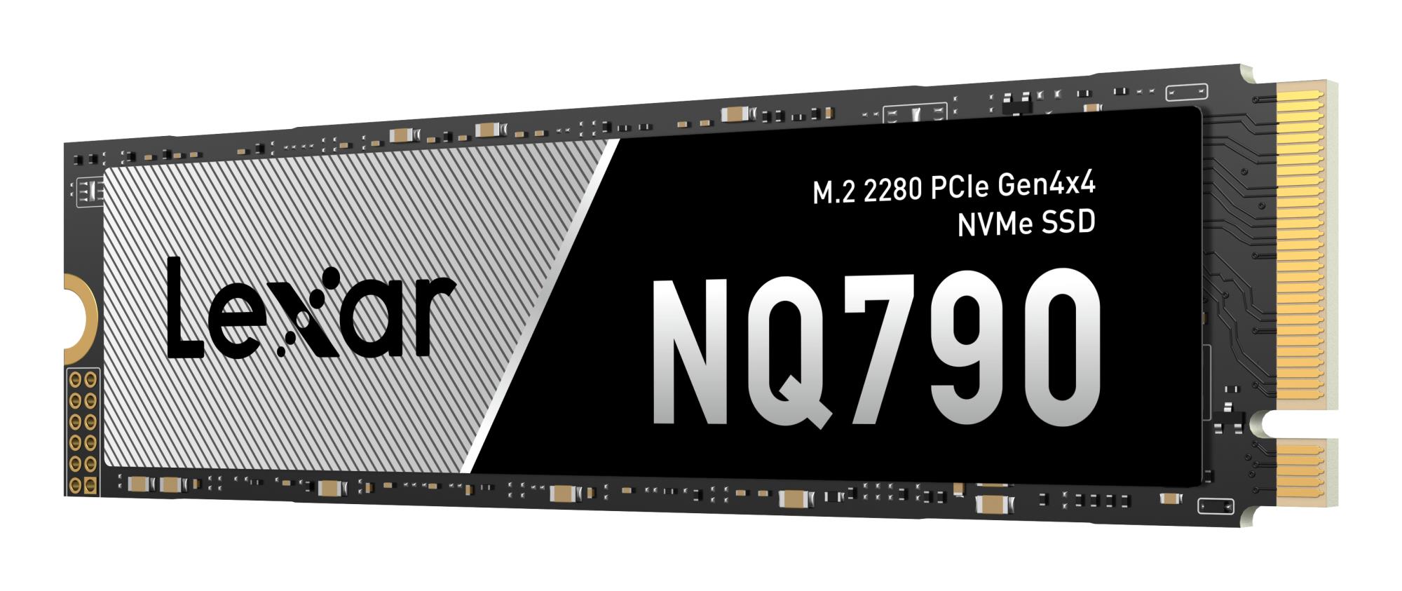 SSD LEXAR NQ790 4TB Heatsink M.2 PCIe Gen4 NVMe Write speed 6000 MBytes/sec Read speed 7000 MBytes/sec MTBF 150000 hours LNQ790X004T-RNNNG - Image 2