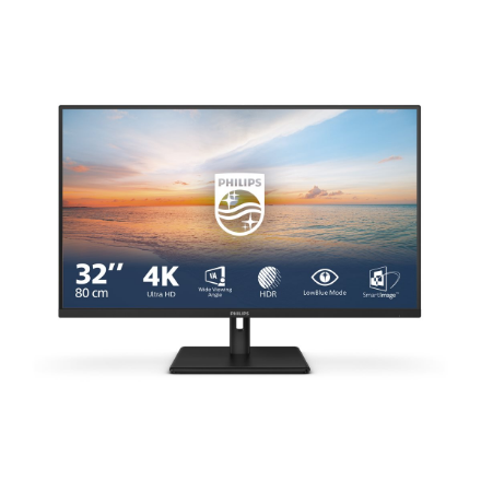 Philips | 32E1N1800LA/00 | 31.5 " | VA | 16:9 | 60 Hz | 4 ms | 3840 x 2160 pixels | 300 cd/m² | HDMI ports quantity 2 - Image 2