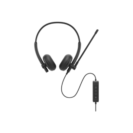 Dell | Headset | WH125 | Built-in microphone | USB Type-A | Black - Image 3