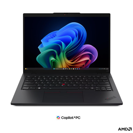 Lenovo ThinkPad L14 G7 AMD | Black | 14 " | IPS | WUXGA | 1920 x 1200 pixels | Anti-glare | AMD Ryzen AI 5 | 430 | 16 GB | SODIMM DDR5 | Solid-state drive capacity 512 GB | AMD Radeon 840M Graphics | Windows 11 Pro | 802.11be | Bluetooth version 5.4 | Keyboard language Nordic | Keyboard backlit | Warranty 36 month(s) | Battery warranty 12 month(s) - Image 3