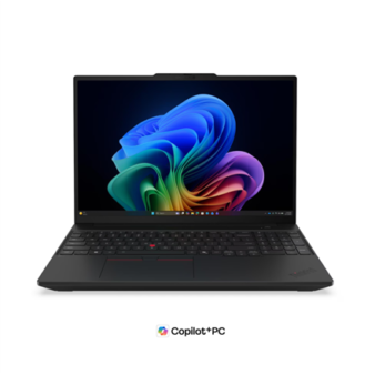 Lenovo T16 G5 Intel | ThinkPad Black | 16 " | IPS | WUXGA | 1920 x 1200 pixels | Anti-glare | Intel Core Ultra 5 | 325 | 16 GB | LPCAMM2 LPDDR5X | Solid-state drive capacity 512 GB | Intel Graphics | Windows 11 Pro | 802.11be | Bluetooth version 5.4 | Keyboard language Nordic | Keyboard backlit | Warranty 36 month(s) | Battery warranty 12 month(s)