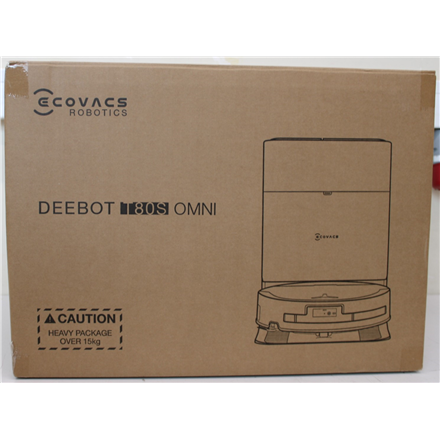 SALE OUT. Ecovacs DEEBOT T80S OMNI BLACK Vacuum cleaner, Robot, Wet&Dry, 24800Pa, TruEdge 3.0, AIVI 3D 3.0, 6400 mAh, Black + Auto-empty sta | Ecovacs Robotic Vacuum Cleaner | DEEBOT T80S OMNI BLACK | Wet&Dry | 6400 mAh | 24800 Pa | Black | SCRATCHED ITEM, DEMO