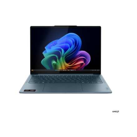 Lenovo Yoga Slim 7 14AKP10 AMD | Tidal Teal | 14 " | OLED | WUXGA | 1920 x 1200 pixels | Glossy | AMD Ryzen AI 5 | 340 | 16 GB | Soldered LPDDR5 | Solid-state drive capacity 512 GB | AMD Radeon 840M Graphics | Windows 11 Home | 802.11be | Bluetooth version 5.4 | Keyboard language English | Keyboard backlit | Warranty 24 month(s) | Battery warranty 12 month(s)