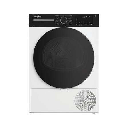 Whirlpool Dryer Machine | WPS D8 WBS EE | Energy efficiency class D | Front loading | 8 kg | Heat pump | Digital | Depth 55 cm | White - Image 3
