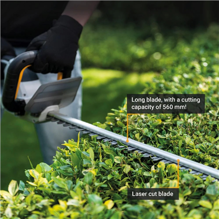Batavia 18V hedge trimmer 560 mm Without battery and charger Without battery and charger - Image 4