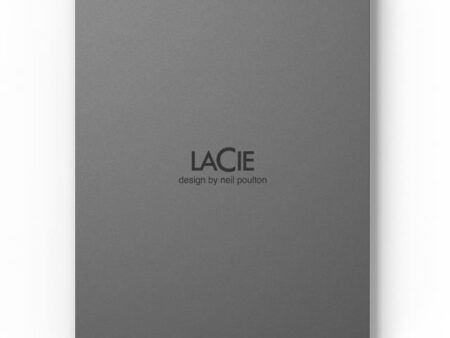 External HDD LACIE Mobile Drive Secure STLR4000400 4TB USB-C USB 3.2 Colour Space Gray STLR4000400