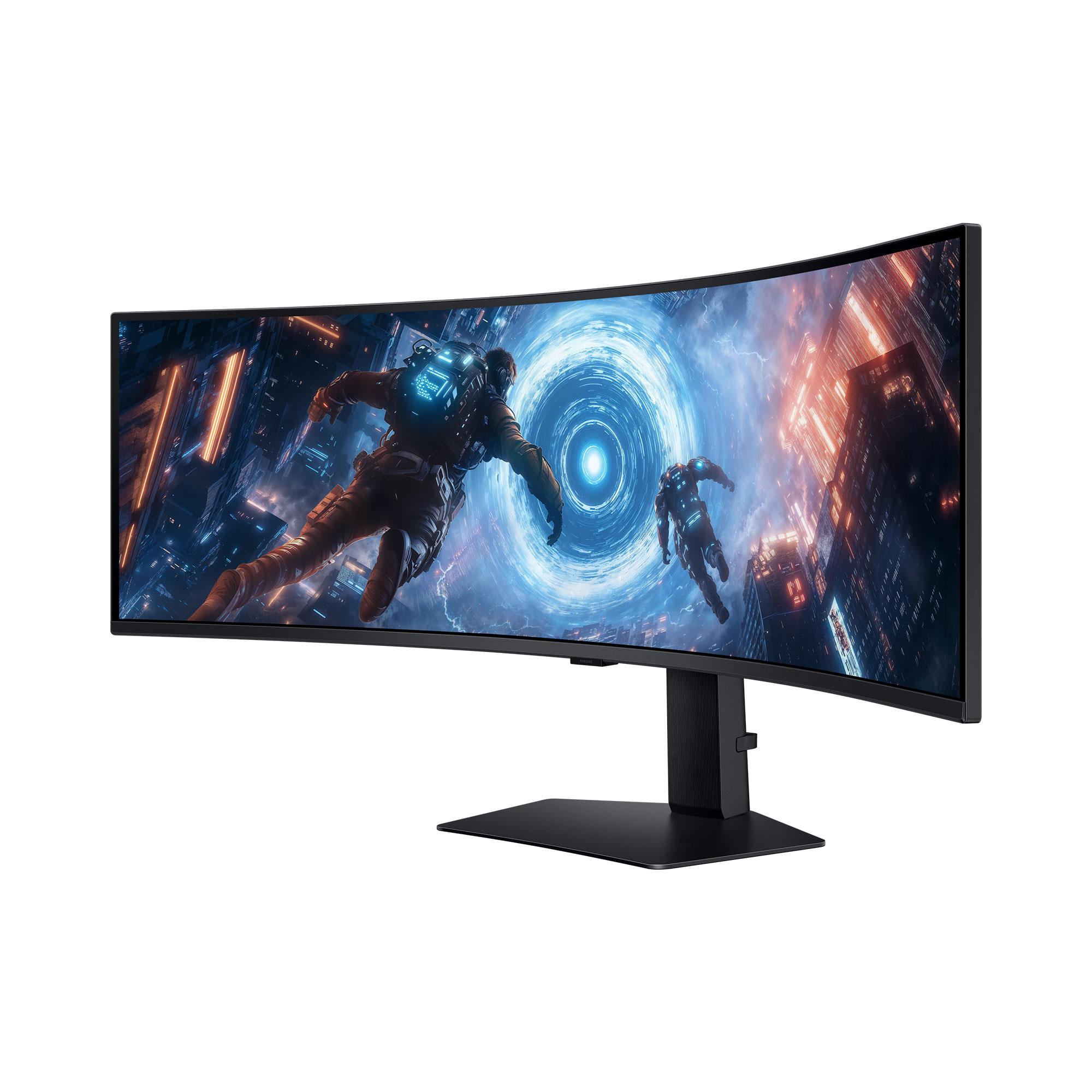 LCD Monitor SAMSUNG LS49FG910EUXEN 49" Gaming/Curved Swivel Height adjustable Tilt Matte Panel VA 5120x1440 32:9 144Hz 1 ms Colour Black LS49FG910EUXEN - Image 3