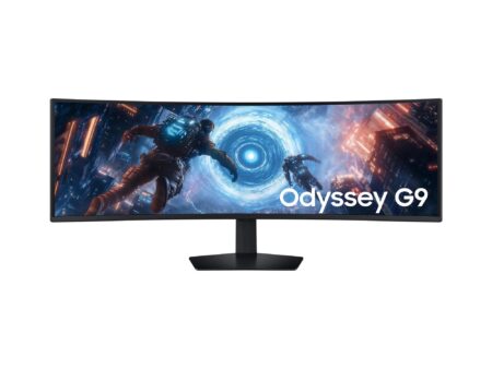 LCD Monitor SAMSUNG LS49FG910EUXEN 49" Gaming/Curved Swivel Height adjustable Tilt Matte Panel VA 5120x1440 32:9 144Hz 1 ms Colour Black LS49FG910EUXEN