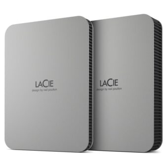 External HDD LACIE Mobile Drive 1TB USB-C Colour Silver STLP1000400