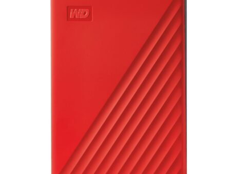 External HDD WESTERN DIGITAL My Passport 2TB USB 2.0 USB 3.0 USB 3.2 Colour Red WDBYVG0020BRD-WESN