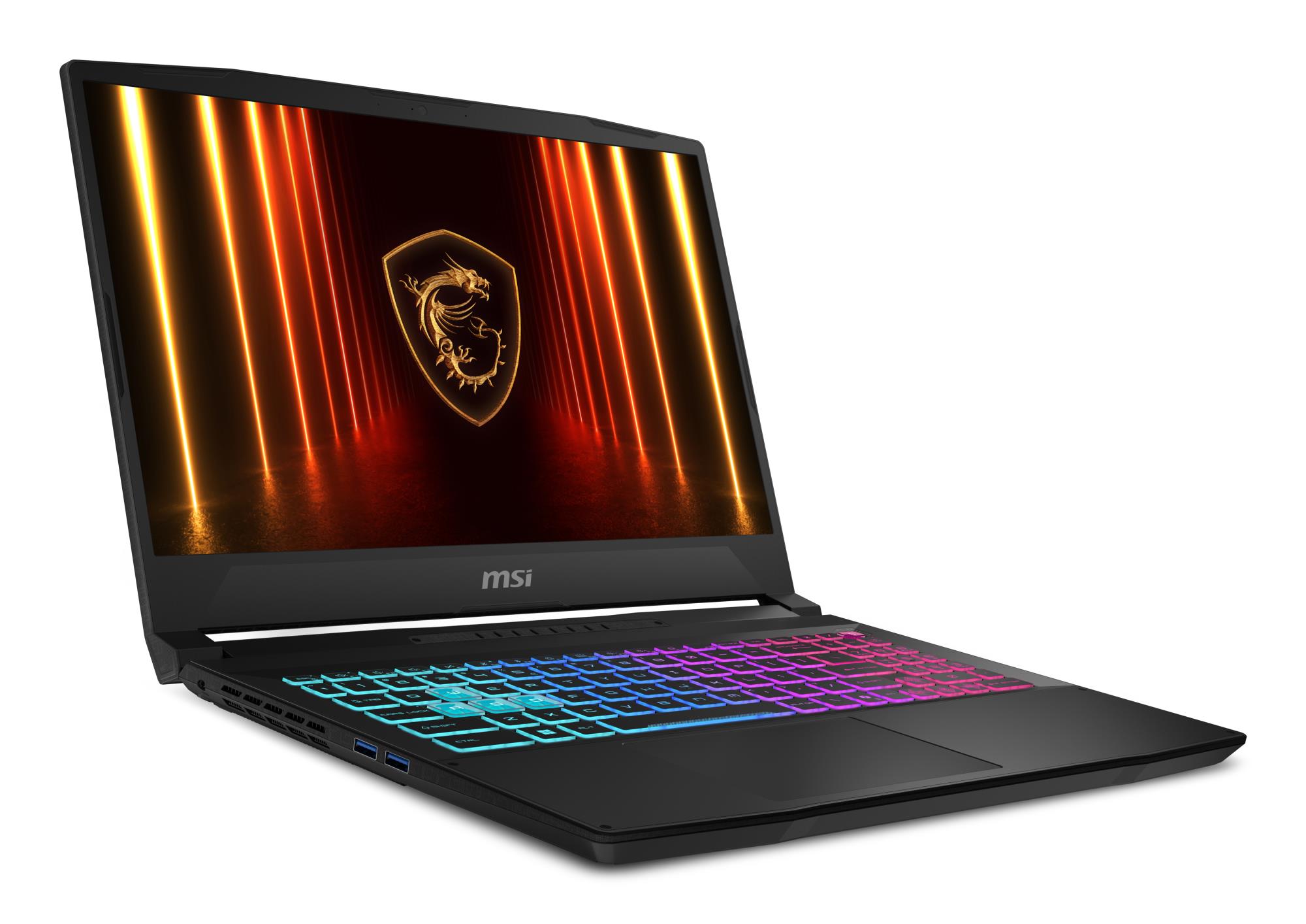 Notebook MSI CPU Intel® CoreT i7 i7-14650HX 15.6 " 1920 x 1080 pixels RAM 16 GB DDR5-SDRAM SSD 512 GB Discrete graphics NVIDIA GeForce RTX 5060 8 GB On-board graphics Yes Numeric keypad Yes OS installed Windows 11 Home Colour Black Weight 2.4 kg 5600 MHz KATANA15HXB14WFK-610NL - Image 2