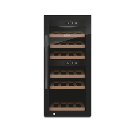 Caso | Smart Wine Cooler | WineExclusive 24 | Energy efficiency class G | Showcase | Bottles capacity 24 bottles | Cooling type Compressor technology | Black - Image 2