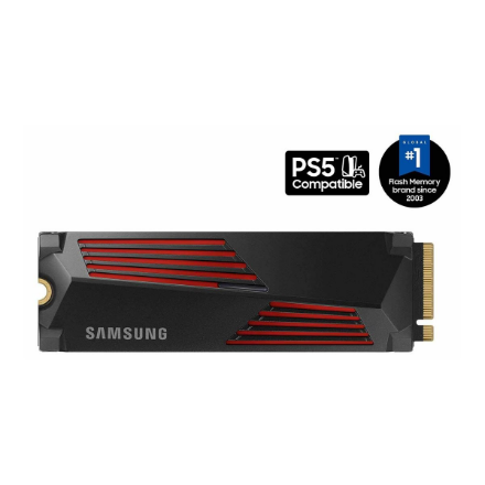 Samsung | 990 PRO with Heatsink | 4000 GB | SSD form factor M.2 2280 | Solid-state drive interface M.2 NVME | Read speed 7450 MB/s | Write speed 6900 MB/s - Image 2