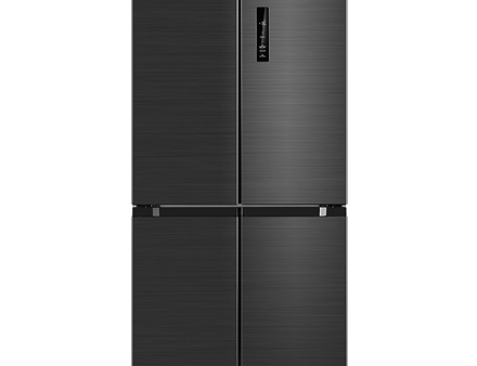 Midea MDRF632FIE45 Refrigerator, E, Freestanding, Multi-door, Height 177.5 cm, Fridge net 474L, Dark Inox