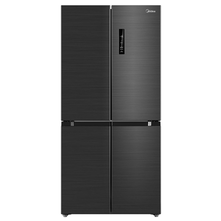 Midea MDRF632FIE45 Refrigerator, E, Freestanding, Multi-door, Height 177.5 cm, Fridge net 474L, Dark Inox