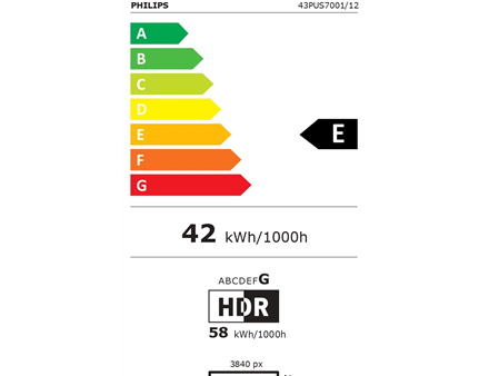 Philips 43PUS7001/12 43" (108cm) 4K Smart TV